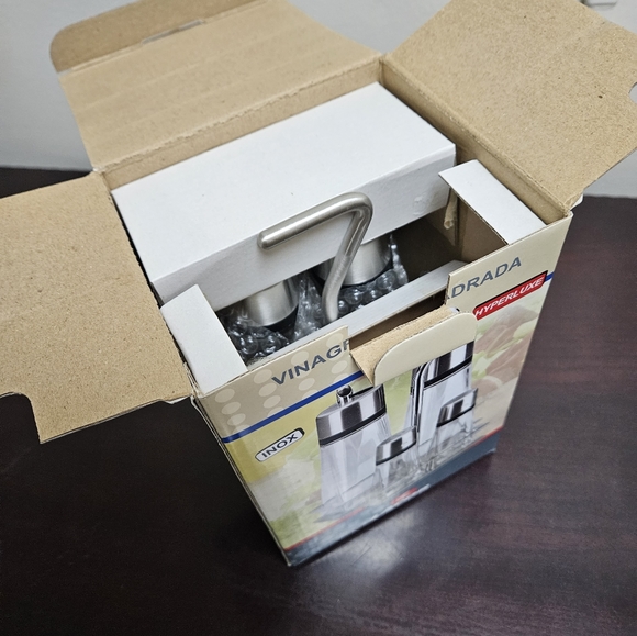 4 piece salad and spice set salt, pepper, oil and vinegar - Lacor - Hyperluxe - Picture 2 of 5